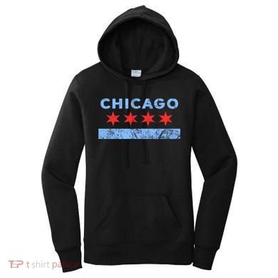 Chicago Gift Chicago Flag Gift Women's Hoodie