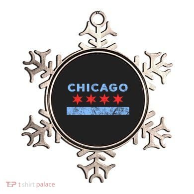Chicago Gift Chicago Flag Gift Ornament