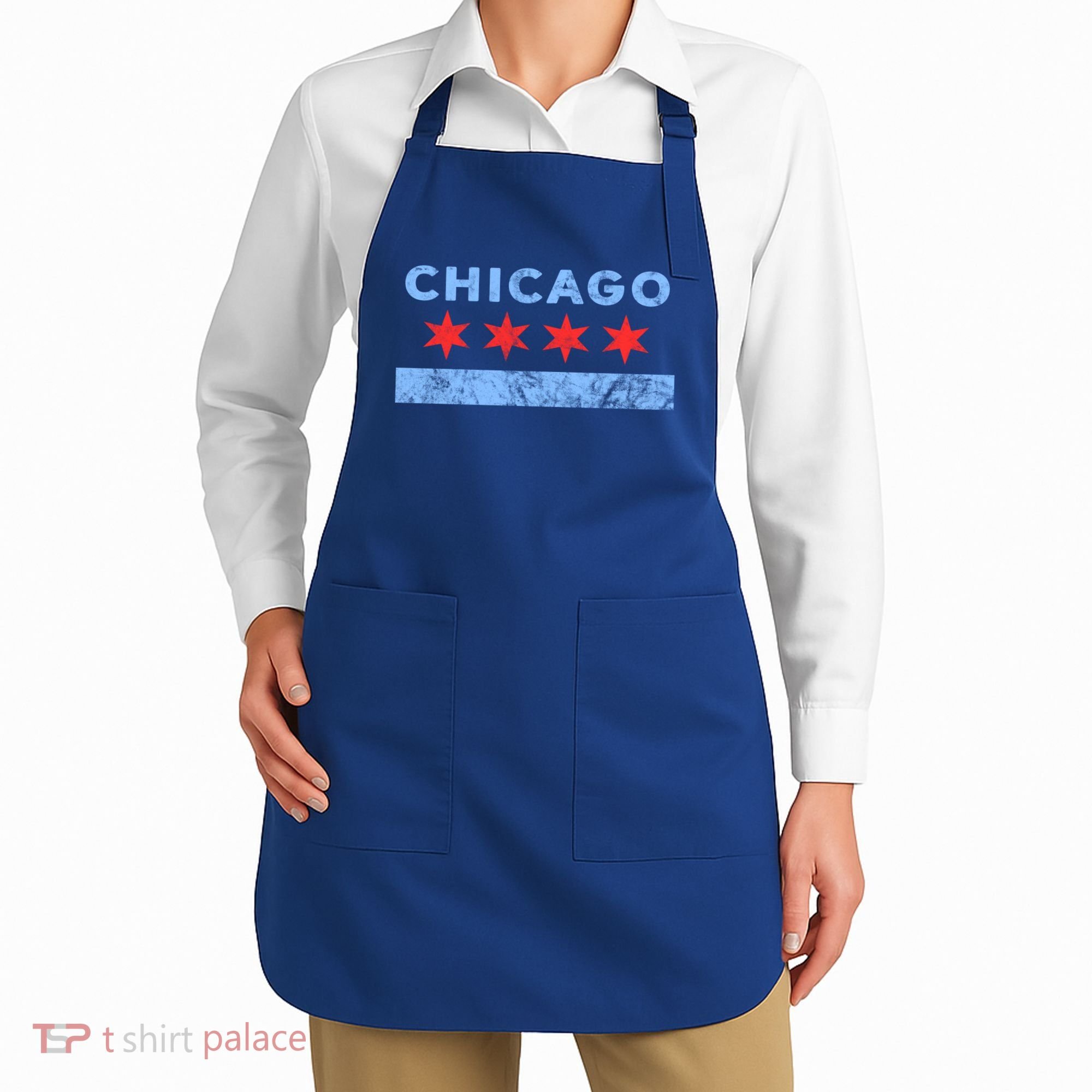 Chicago Gift Chicago Flag Gift Apron