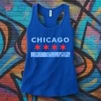 Chicago Gift Chicago Flag Gift Women's Tank Top thumb 3