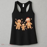Christmas Gingerbread Cookie Family Cute Women's Tank Top thumb 3