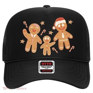 Christmas Gingerbread Cookie Family Cute Hat