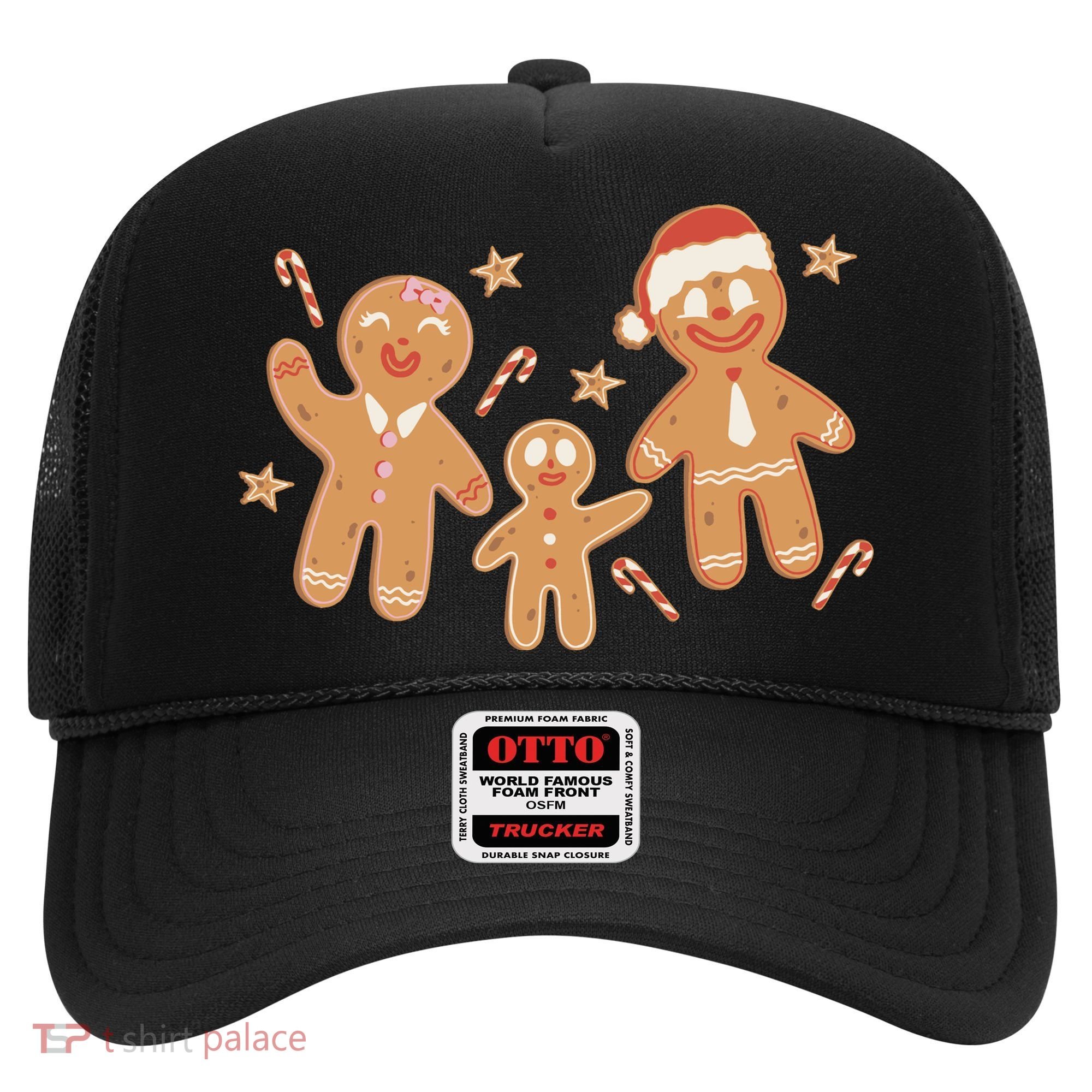 Christmas Gingerbread Cookie Family Cute Hat