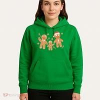 Christmas Gingerbread Cookie Family Cute Hoodie thumb 5