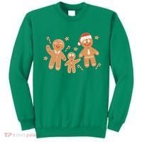 Christmas Gingerbread Cookie Family Cute Sweatshirt thumb 0