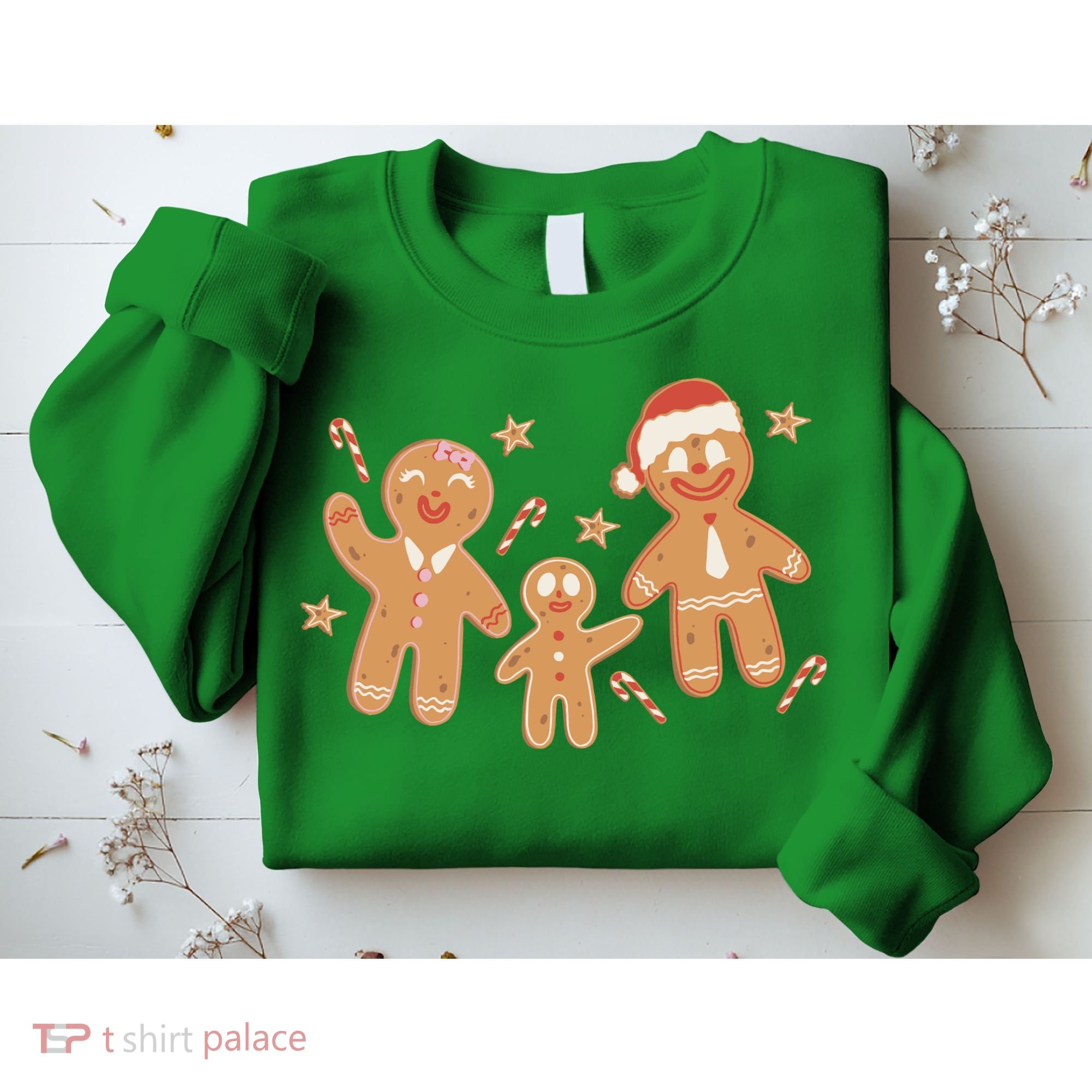 Christmas Gingerbread Cookie Family Cute Sweatshirt