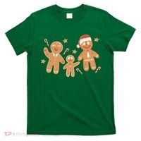Christmas Gingerbread Cookie Family Cute T-Shirt thumb 0