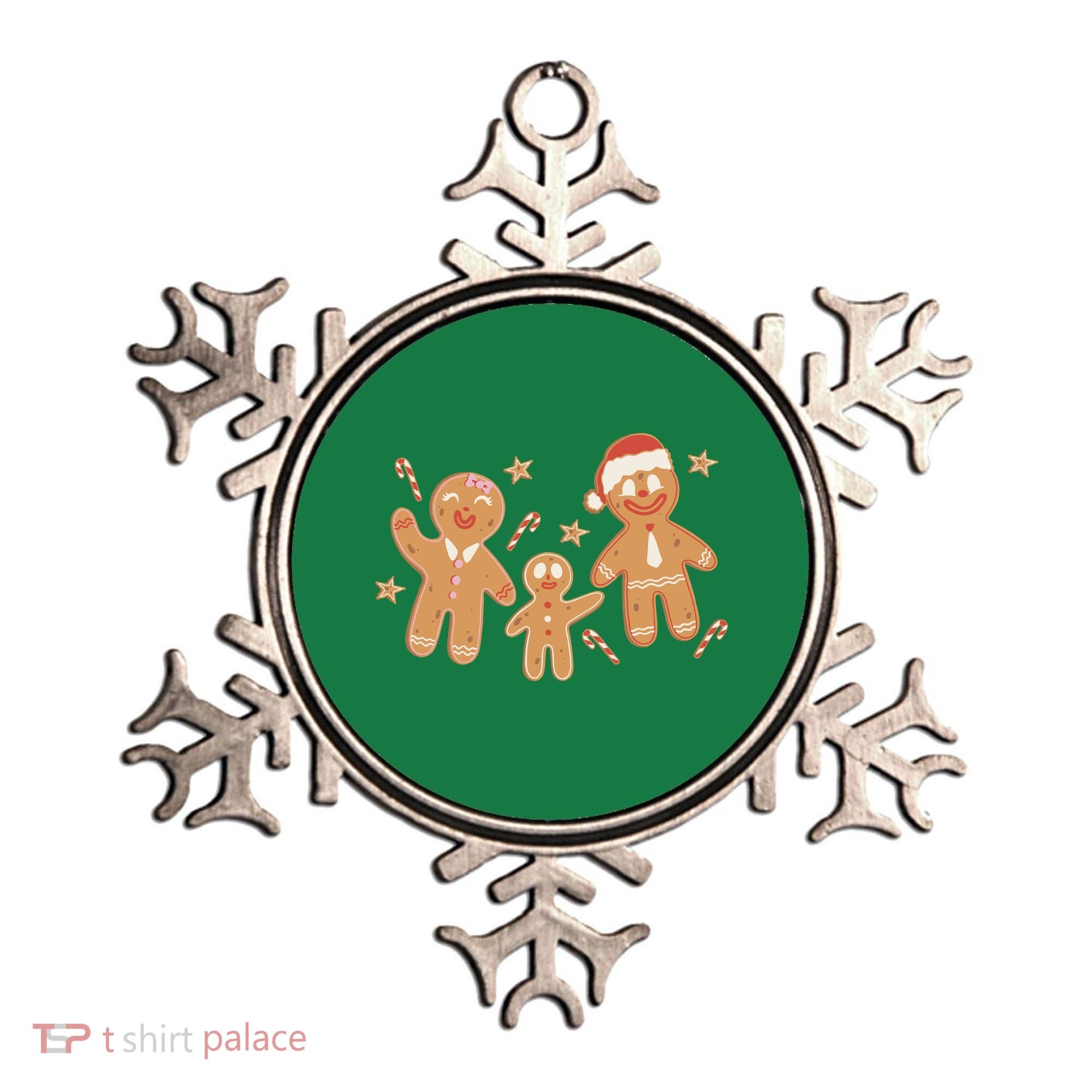 Christmas Gingerbread Cookie Family Cute Ornament