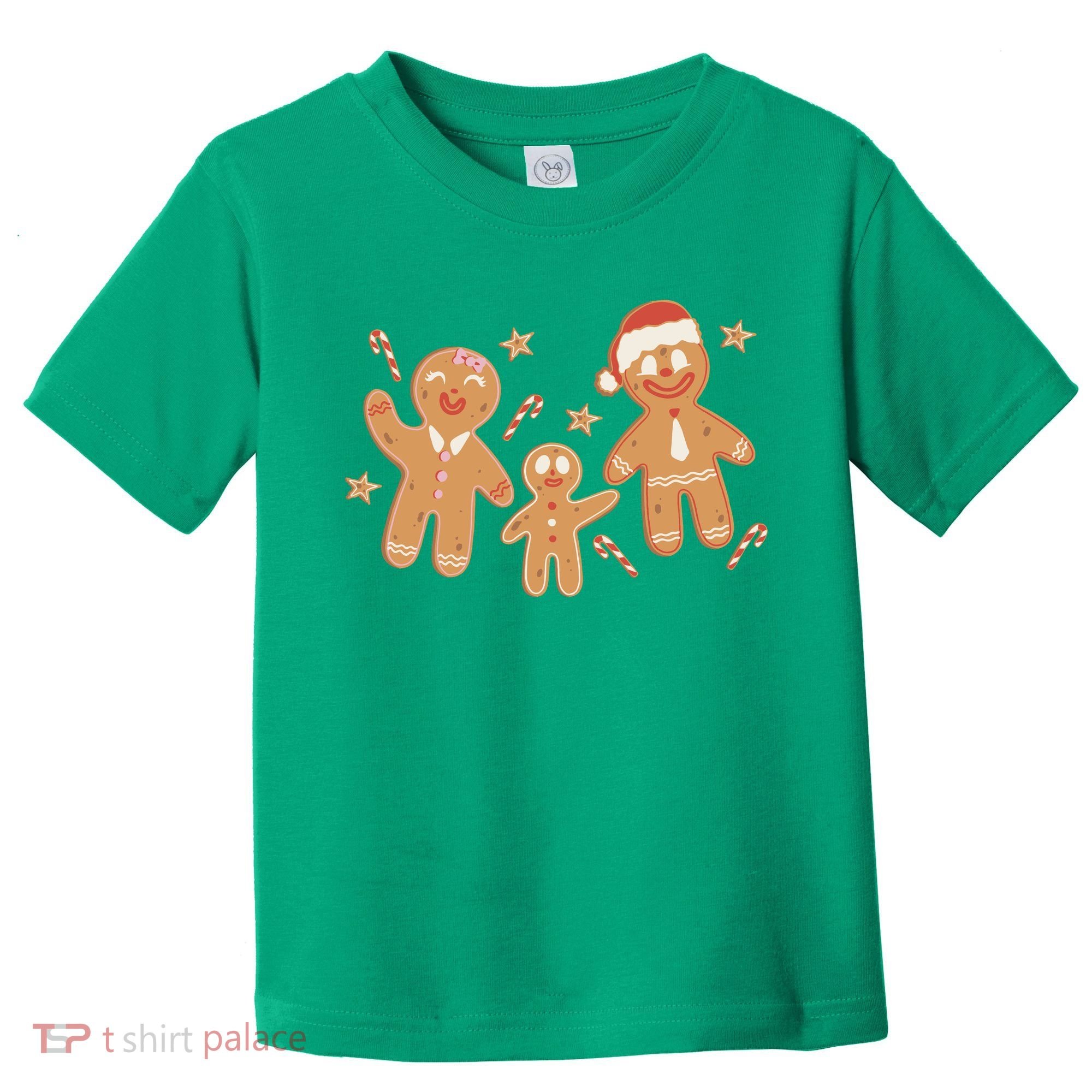 Christmas Gingerbread Cookie Family Cute Toddler T-Shirt