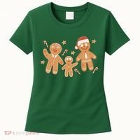 Christmas Gingerbread Cookie Family Cute Women's T-Shirt thumb 0