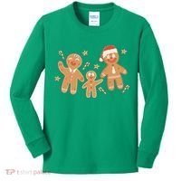 Christmas Gingerbread Cookie Family Cute Kids Long Sleeve Shirt thumb 0