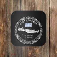 Crete Greece Chania Heraklion Rethymno Lasithi Crete Coaster thumb 0