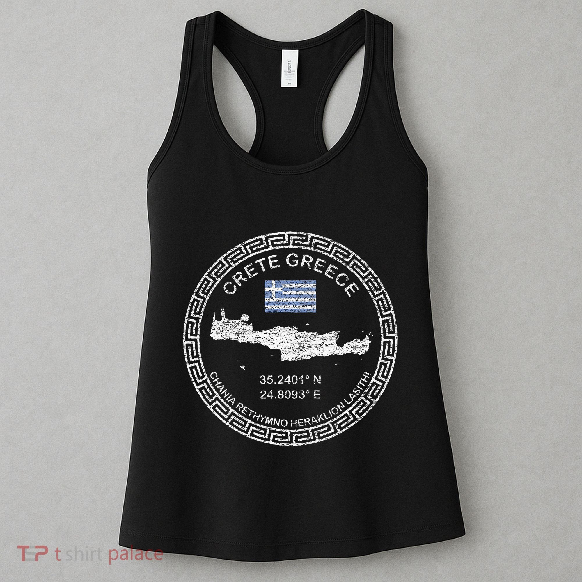 Crete Greece Chania Heraklion Rethymno Lasithi Crete Women's Tank Top