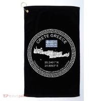 Crete Greece Chania Heraklion Rethymno Lasithi Crete Golf Towel thumb 0