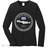 Crete Greece Chania Heraklion Rethymno Lasithi Crete Women's Long Sleeve Shirt thumb 0