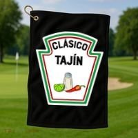 Cute Group Condiments Halloween Costume Family CláSico TajíN Golf Towel thumb 1