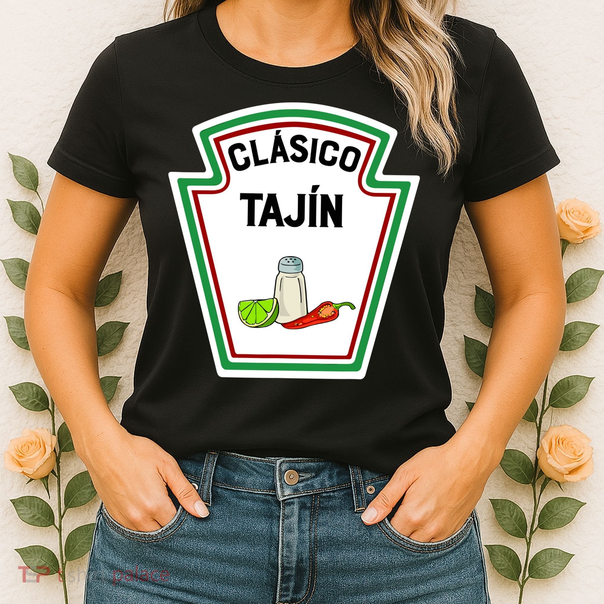Cute Group Condiments Halloween Costume Family CláSico TajíN Women's T-Shirt
