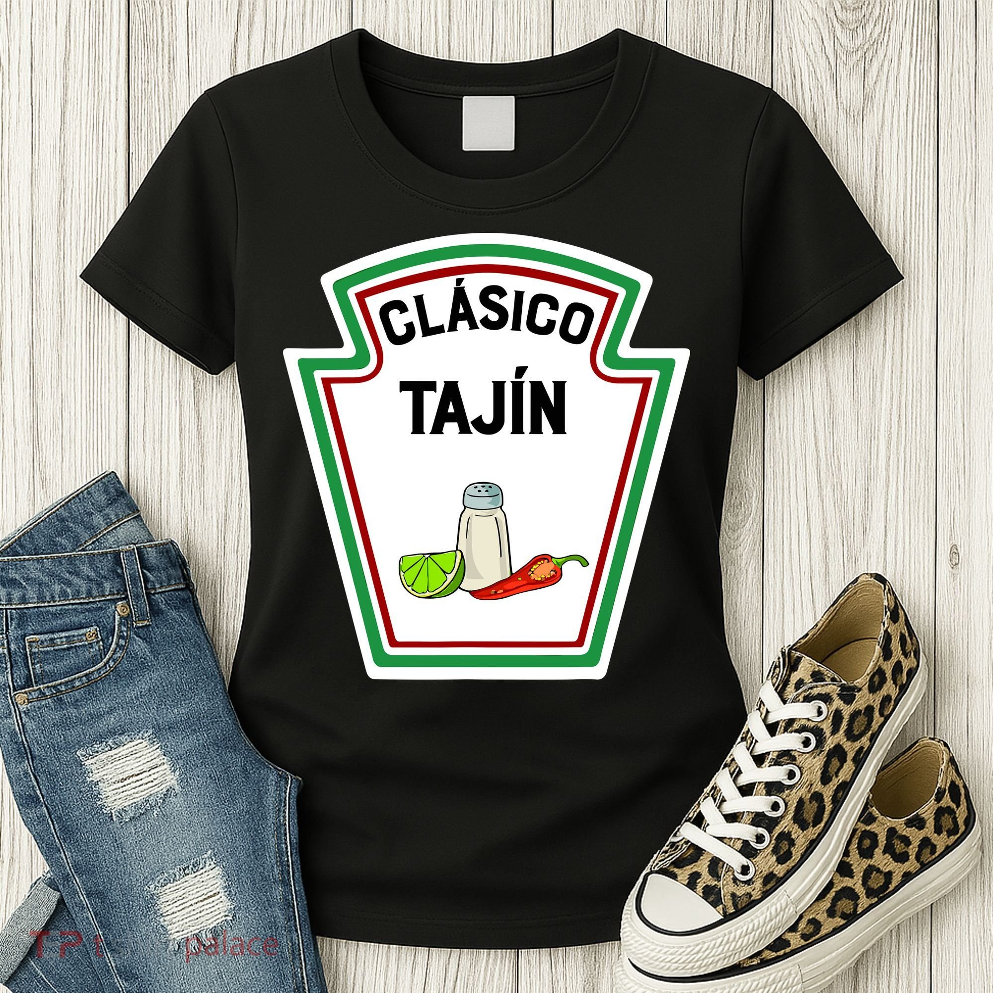 Cute Group Condiments Halloween Costume Family CláSico TajíN Women's T-Shirt