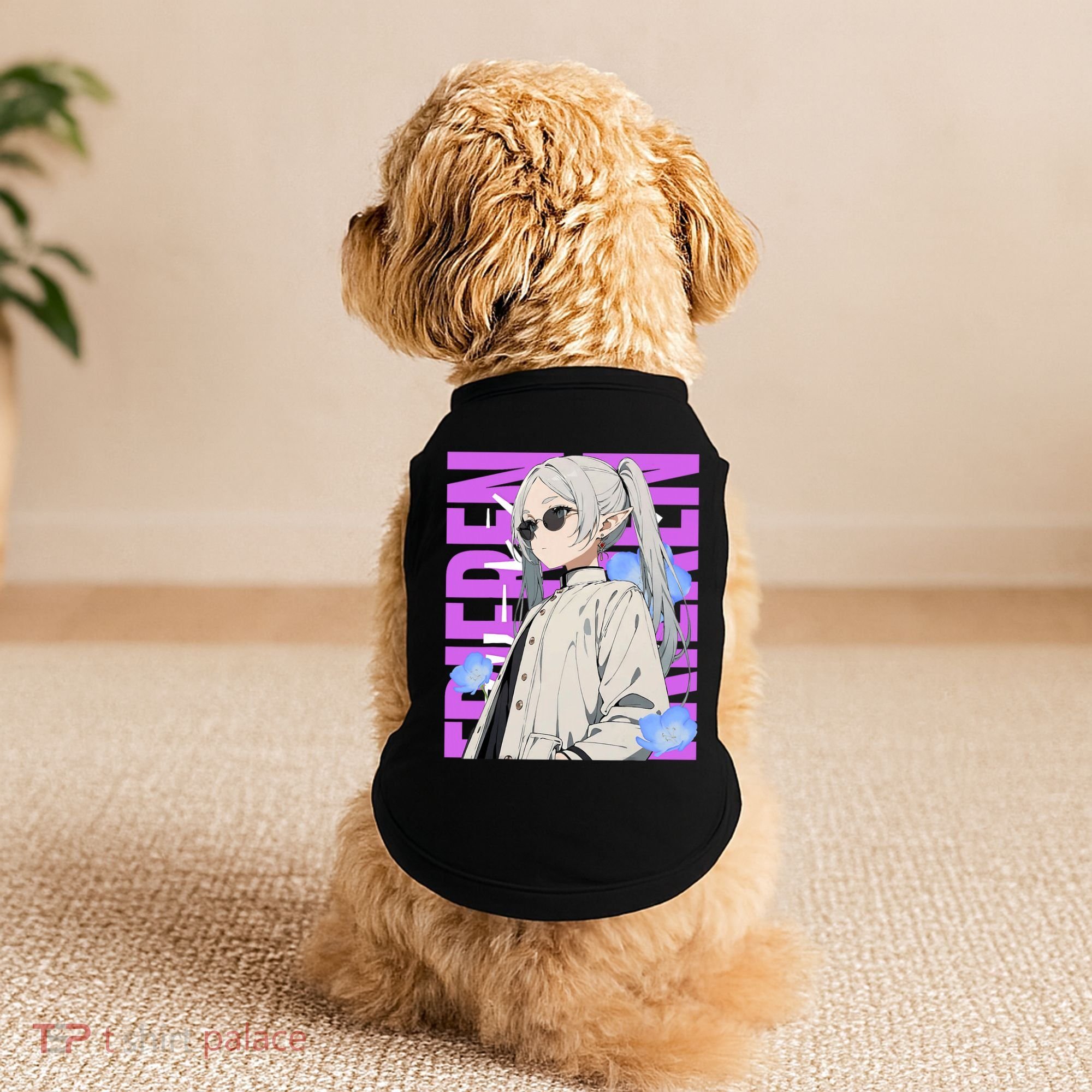 Cool Graphic Chill Day With Frieren Doggie Tank