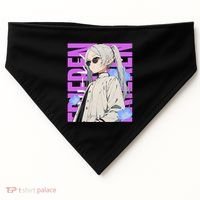 Cool Graphic Chill Day With Frieren USA-Made Doggie Bandana thumb 0