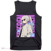 Cool Graphic Chill Day With Frieren Tank Top thumb 0