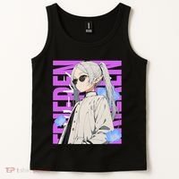 Cool Graphic Chill Day With Frieren Tank Top thumb 2