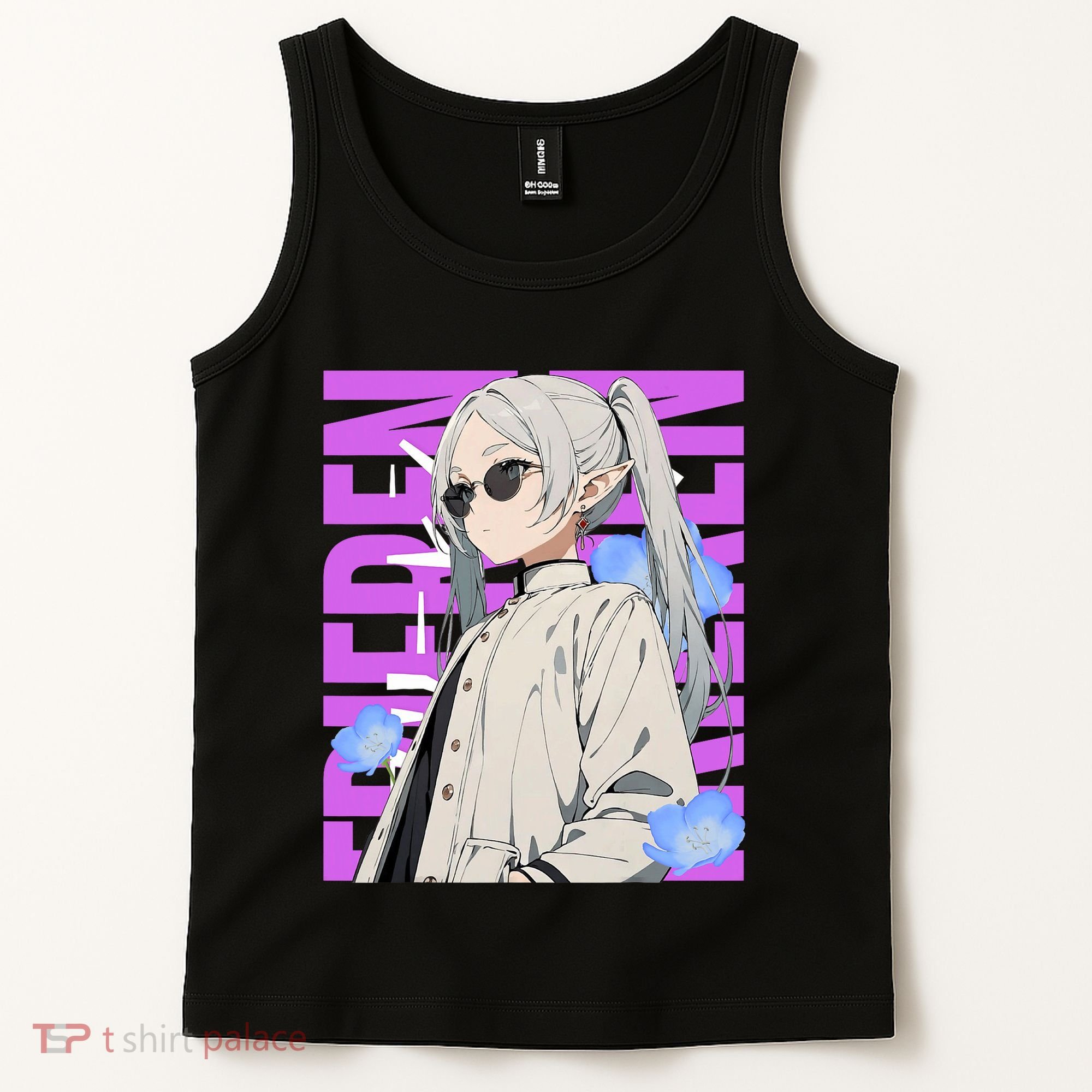 Cool Graphic Chill Day With Frieren Tank Top