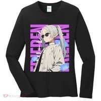 Cool Graphic Chill Day With Frieren Women's Long Sleeve Shirt thumb 0