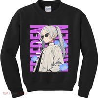 Cool Graphic Chill Day With Frieren Kids Sweatshirt thumb 0
