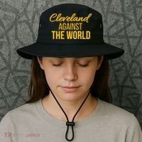 Cleveland Gift Cleveland Against The World Sweatshir Bucket Hat thumb 3