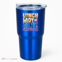 Cute gift Cafeteria Worker Appreciation Back To School Lunch Lady  Tumbler thumb 0