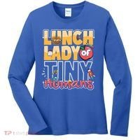 Cute gift Cafeteria Worker Appreciation Back To School Lunch Lady  Women's Long Sleeve Shirt thumb 0