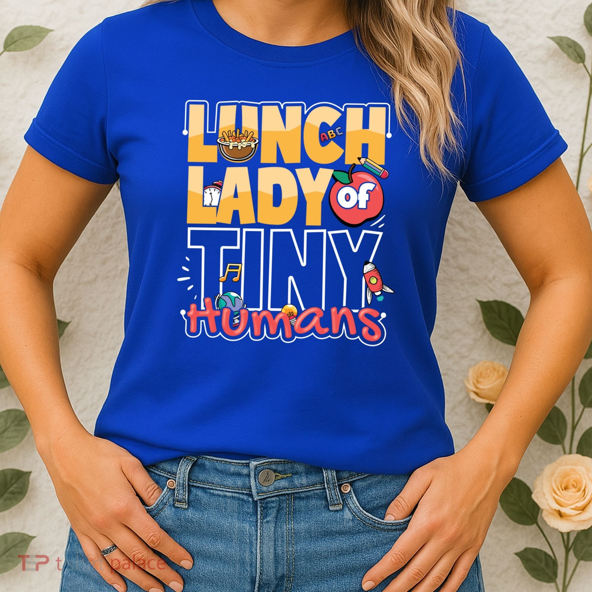 Cute gift Cafeteria Worker Appreciation Back To School Lunch Lady  Women's T-Shirt