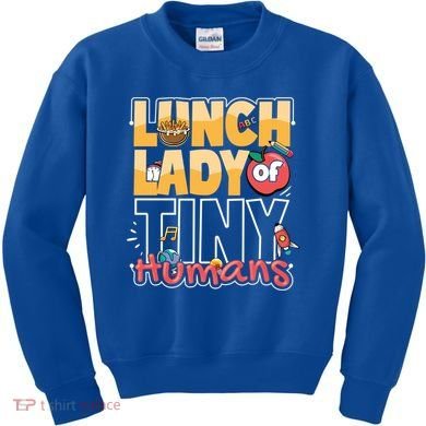 Cute gift Cafeteria Worker Appreciation Back To School Lunch Lady  Kids Sweatshirt