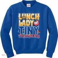 Cute gift Cafeteria Worker Appreciation Back To School Lunch Lady  Kids Sweatshirt thumb 0
