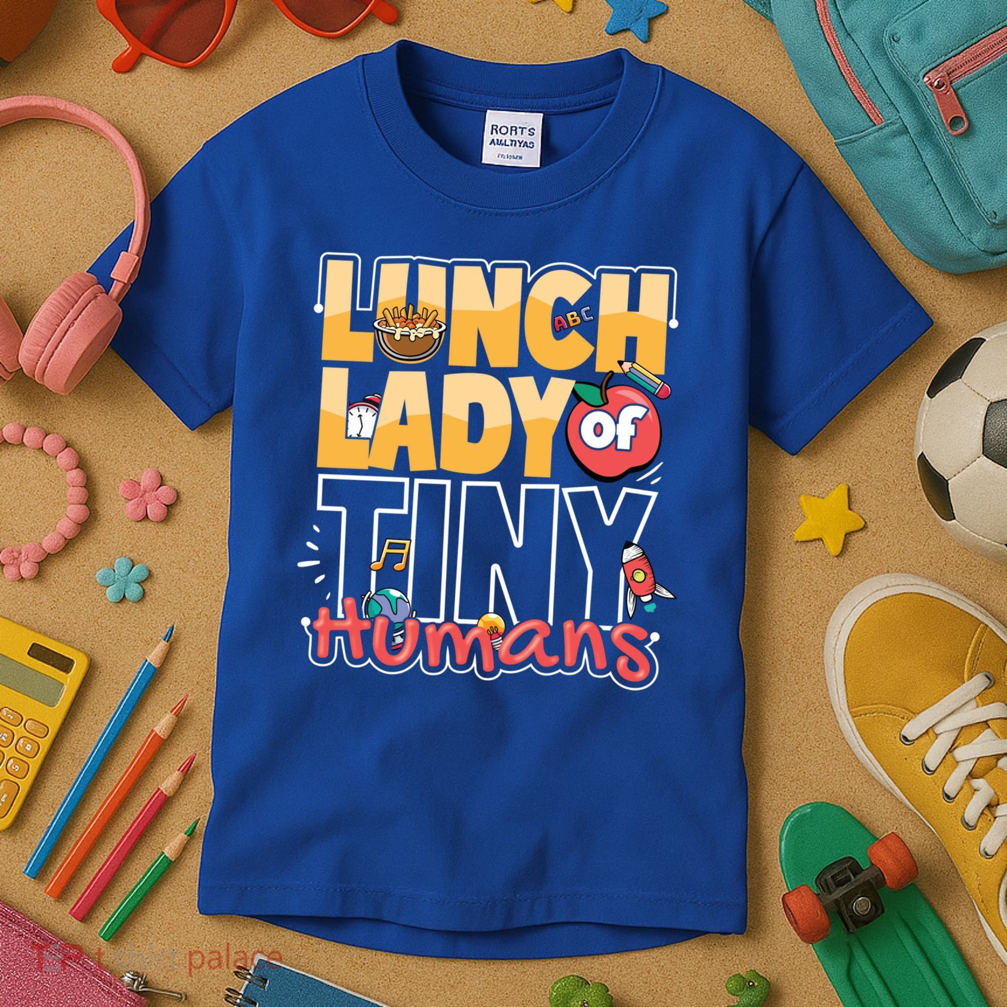 Cute gift Cafeteria Worker Appreciation Back To School Lunch Lady  Kids T-Shirt