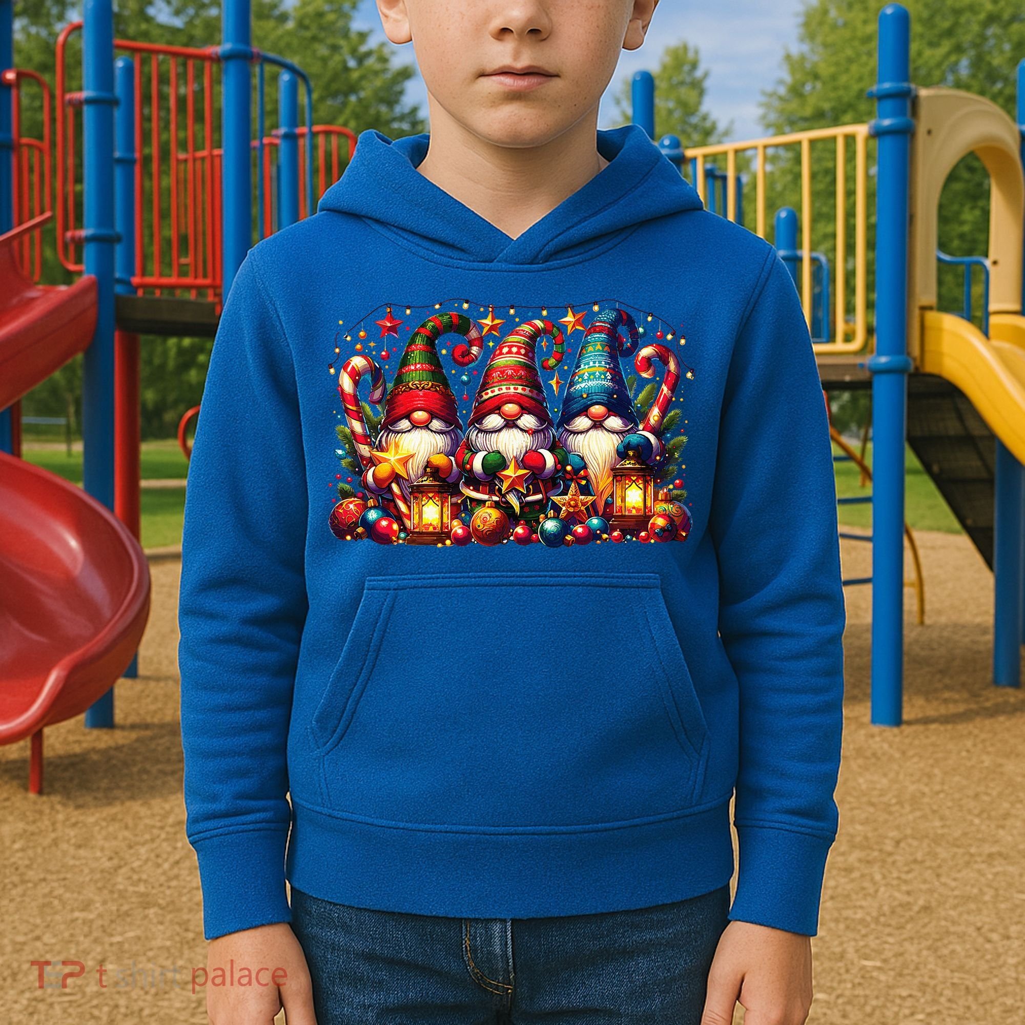 Christmas Gnome Kids Hoodie