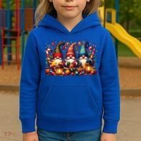 Christmas Gnome Kids Hoodie thumb 3