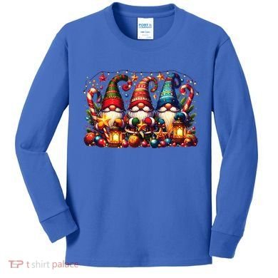 Christmas Gnome Kids Long Sleeve Shirt