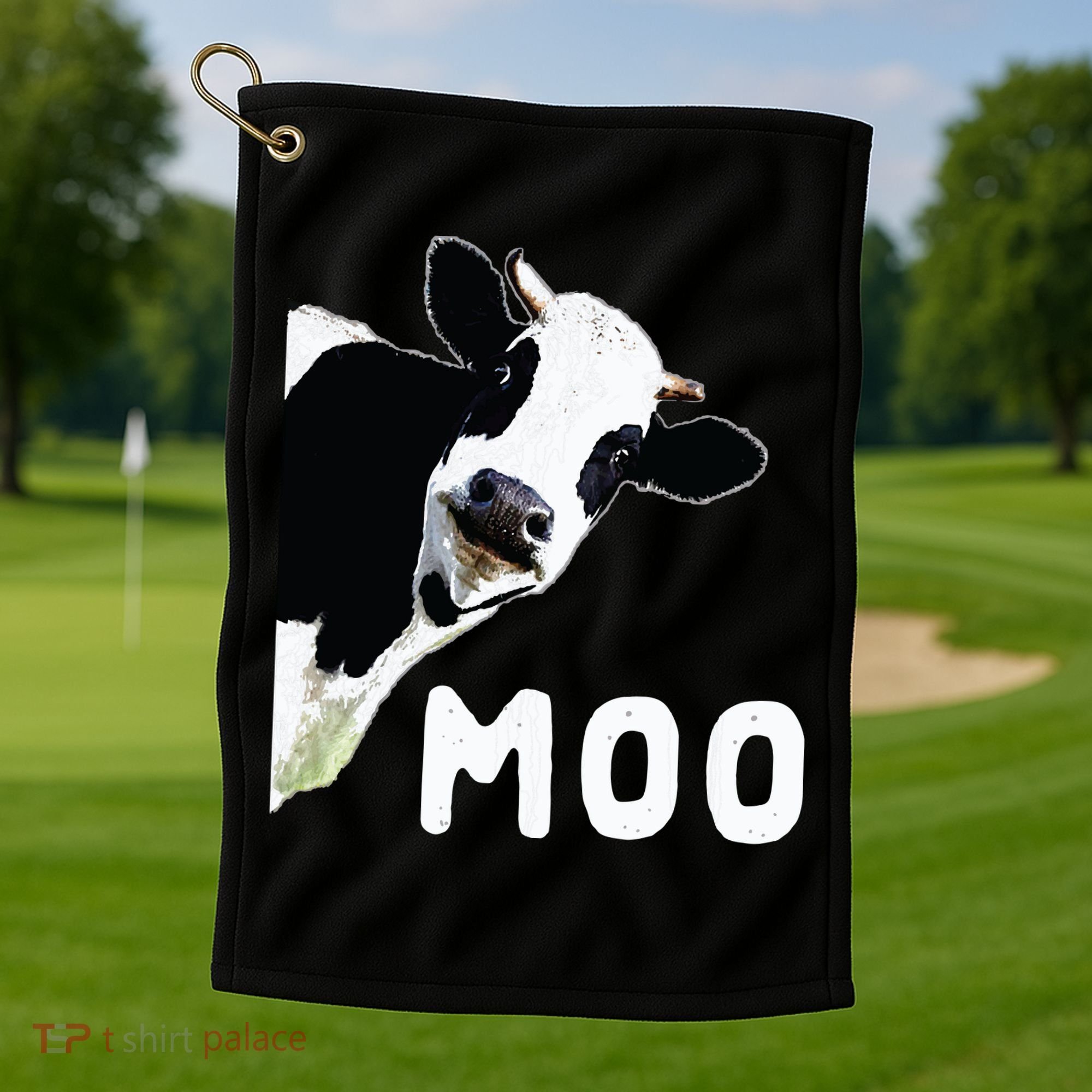 Cow Gift Golf Towel
