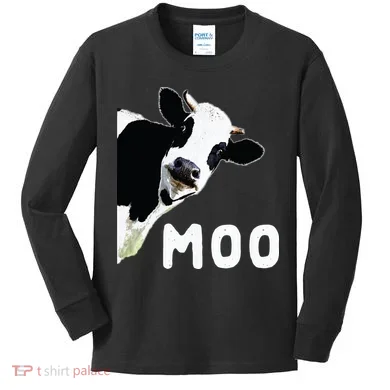 Cow Gift Kids Long Sleeve Shirt