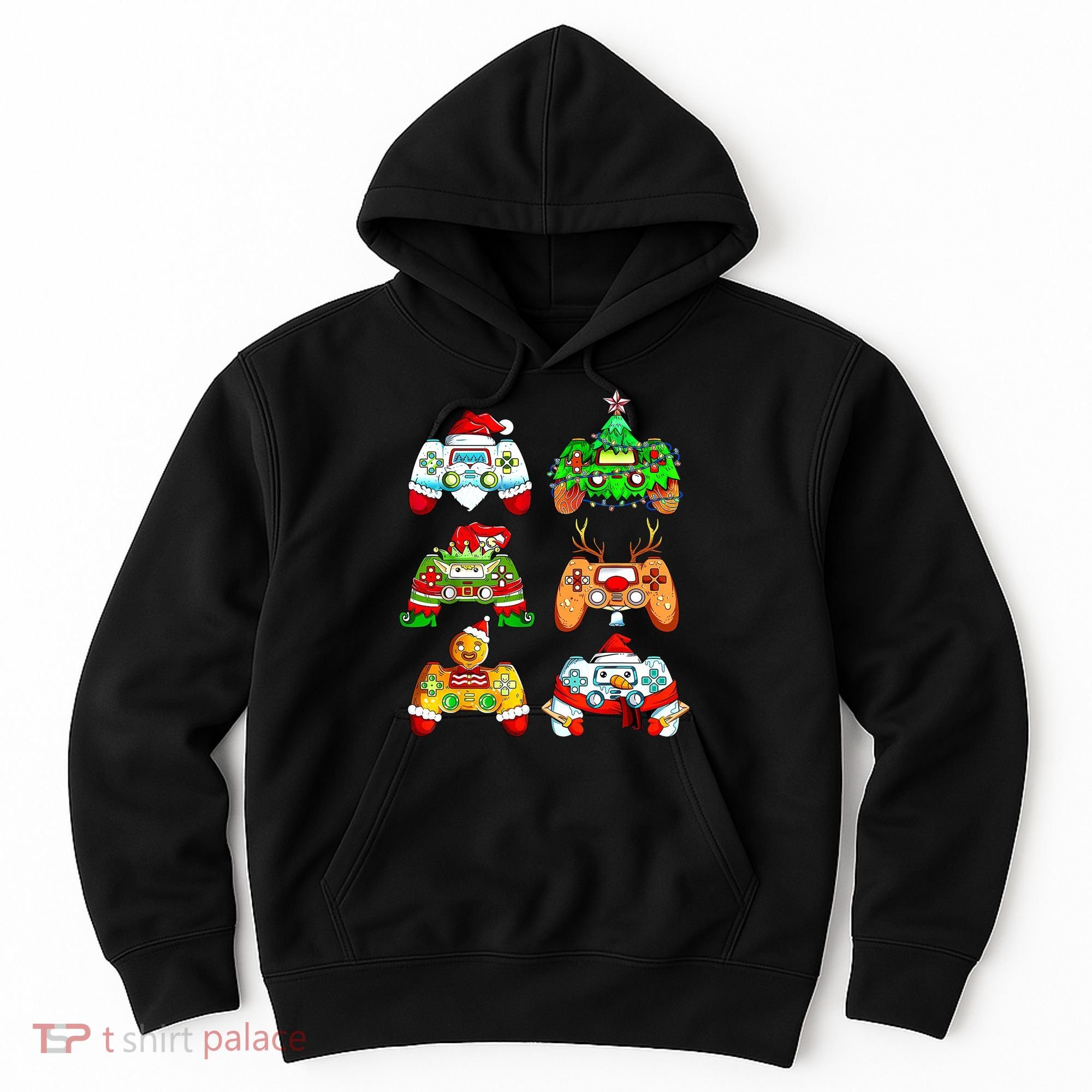 Christmas Gamer Controller Holiday Gift Hoodie