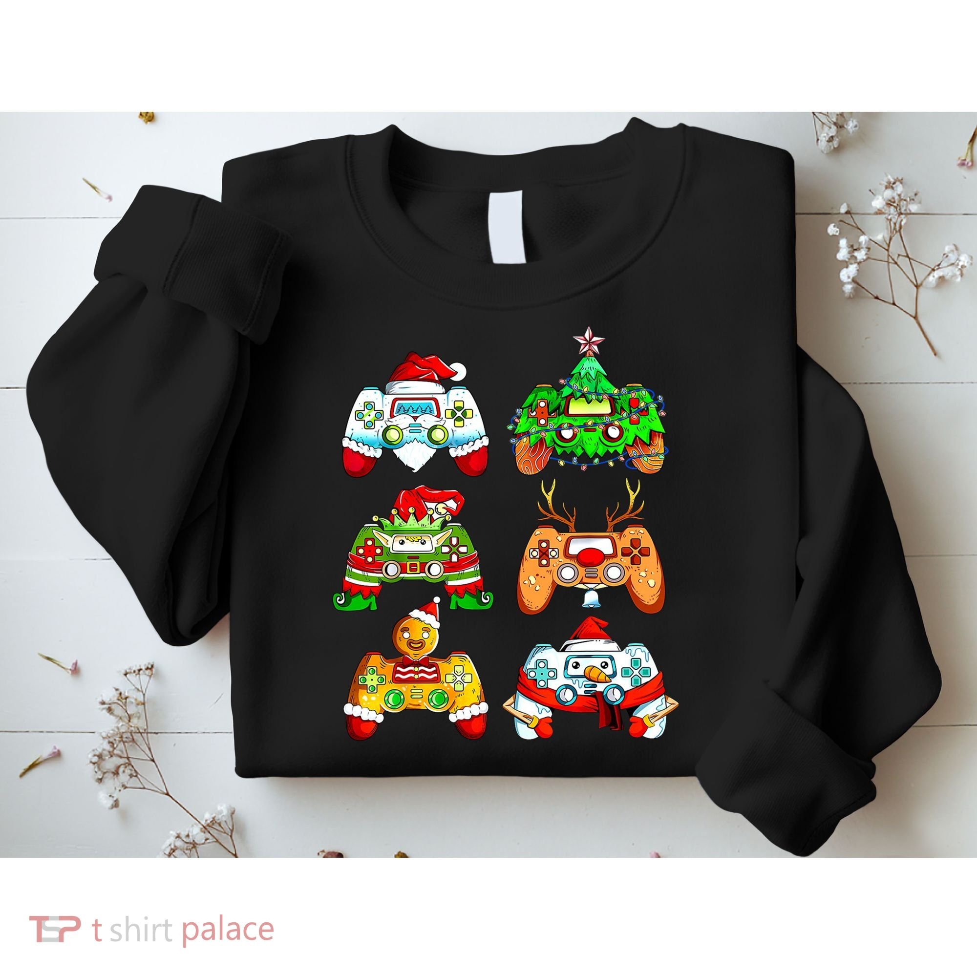 Christmas Gamer Controller Holiday Gift Sweatshirt