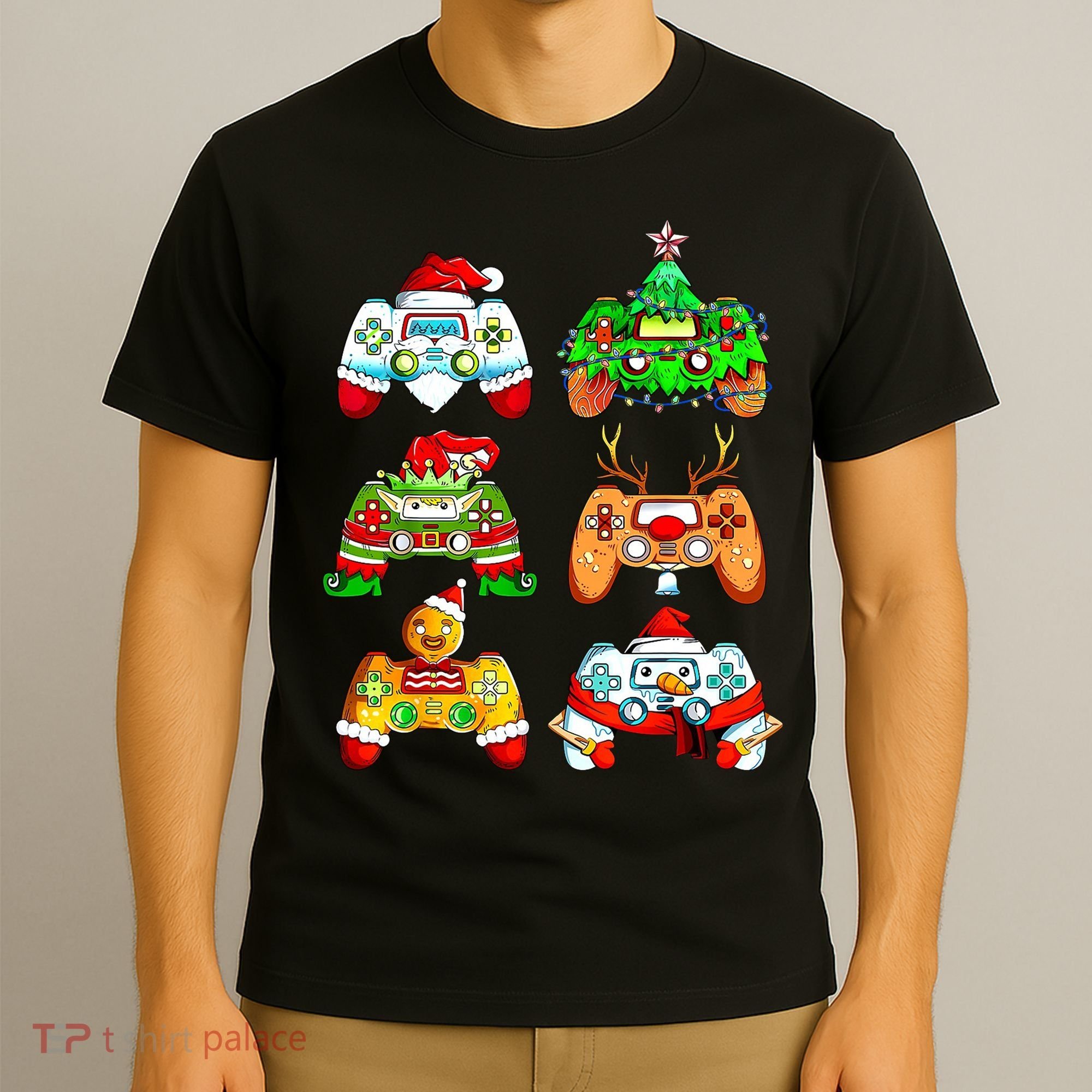Christmas Gamer Controller Holiday Gift T-Shirt