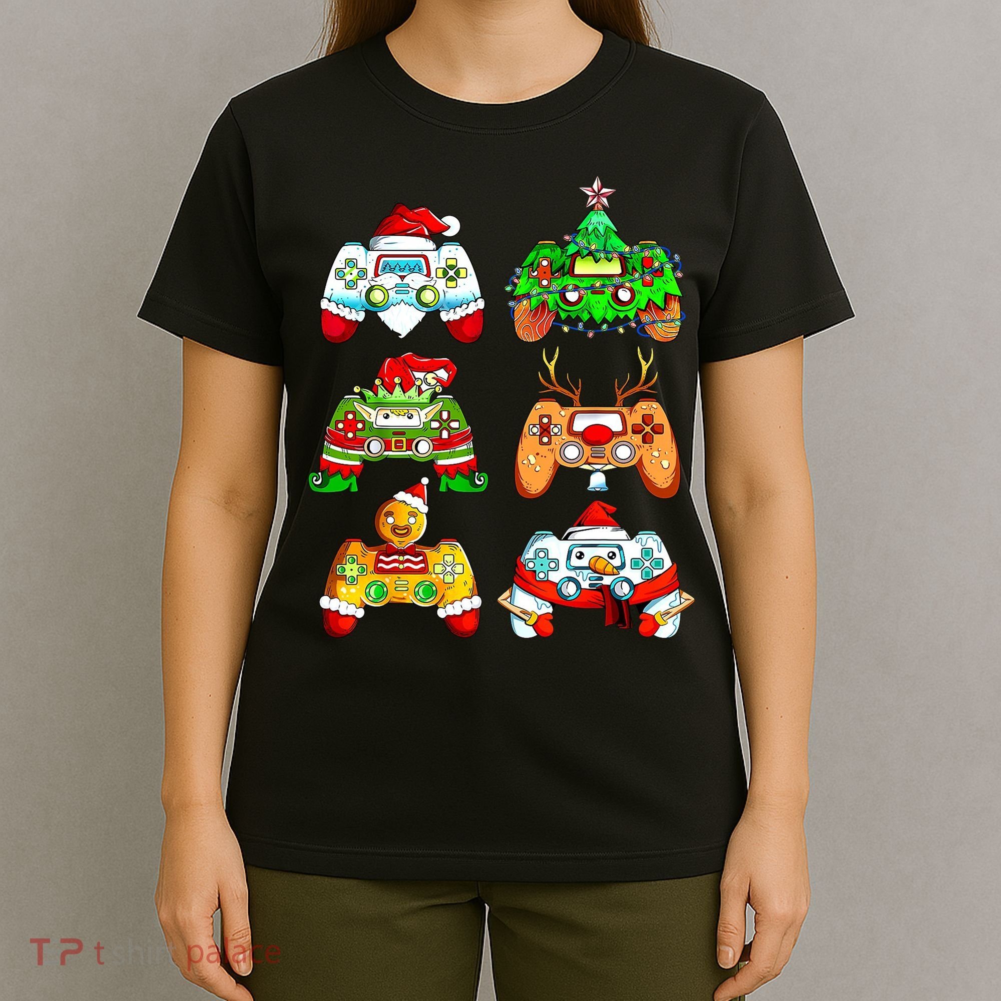 Christmas Gamer Controller Holiday Gift T-Shirt