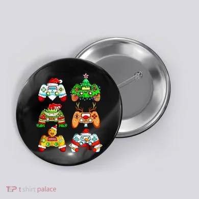 Christmas Gamer Controller Holiday Gift Button