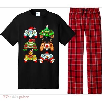 Christmas Gamer Controller Holiday Gift Pajama Set