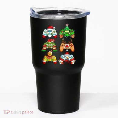 Christmas Gamer Controller Holiday Gift Tumbler