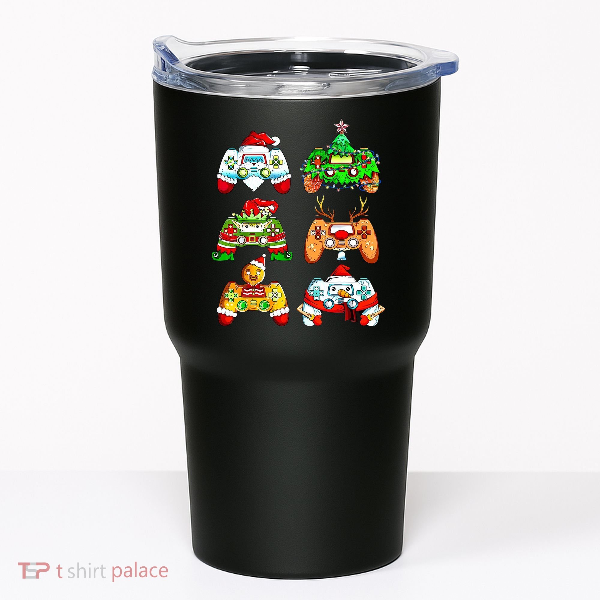 Christmas Gamer Controller Holiday Gift Tumbler