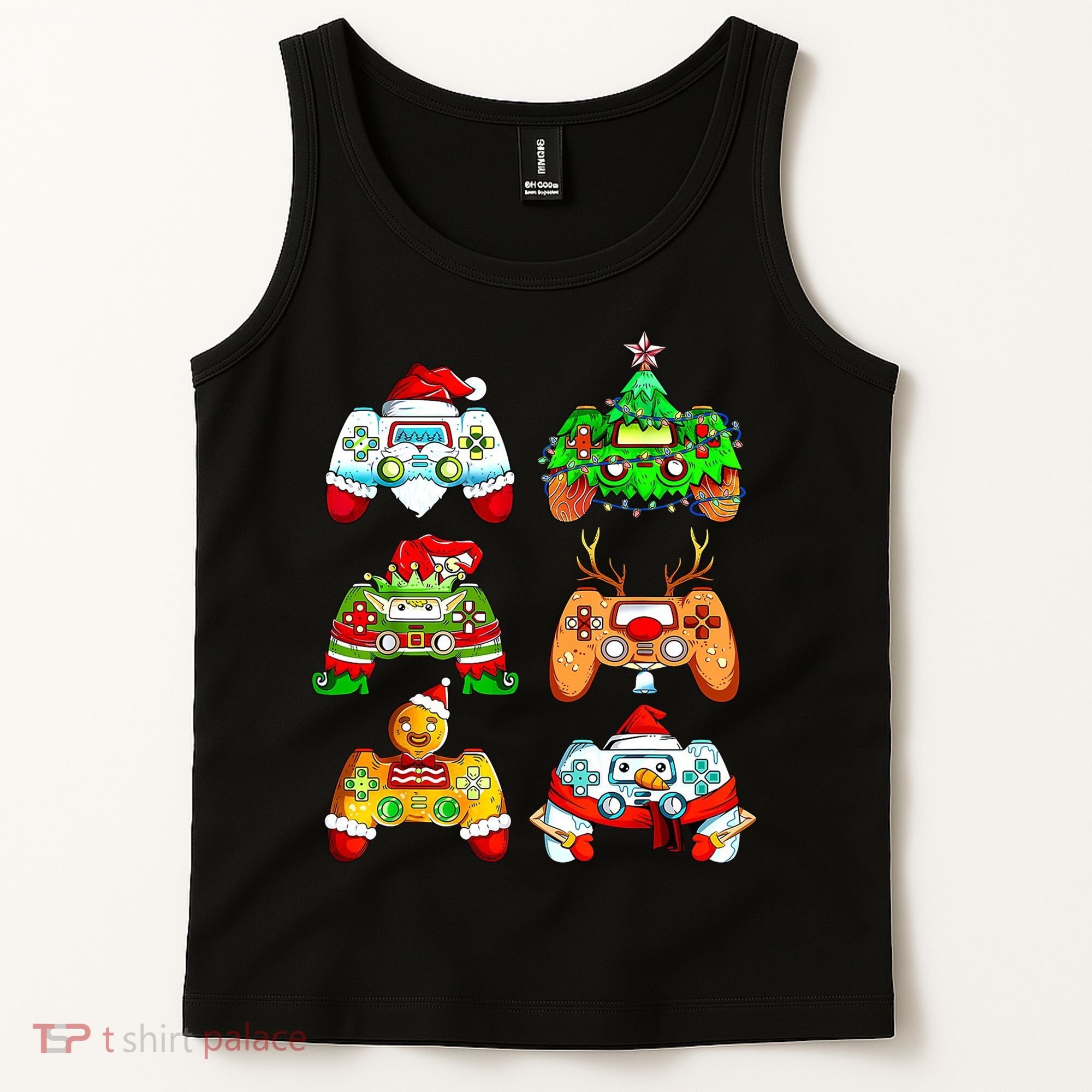 Christmas Gamer Controller Holiday Gift Tank Top